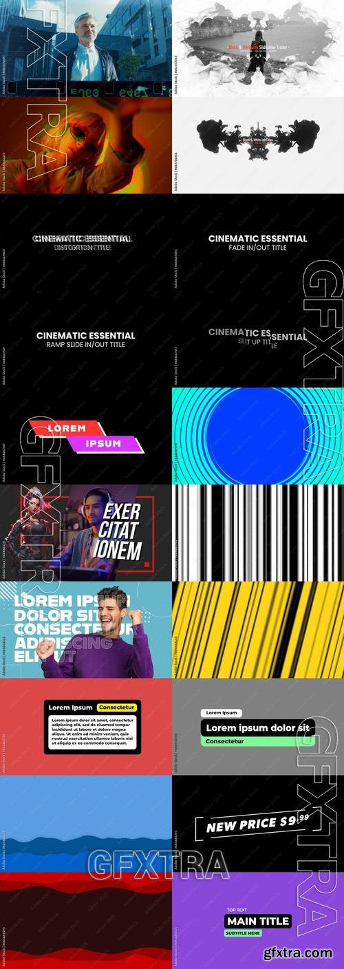 20 Video Effects and Elements for Premiere Pro by Adobestock Bundle 7 20 Video Effects and Elements for Premiere Pro by Adobestock Bundle 7