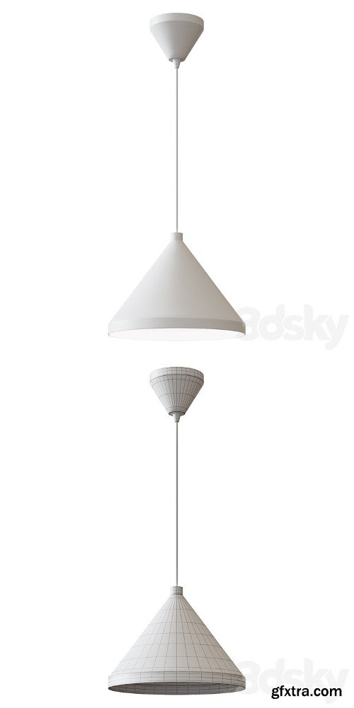 NÄVLINGE NEVLINGE Pendant lamp, white 33 cm