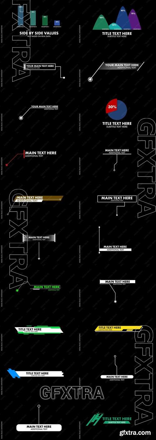 20 Video Effects and Elements for Premiere Pro by Adobestock Bundle 10