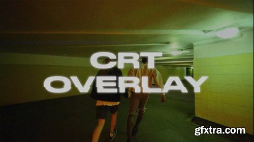 Videohive CRT TV Overlay 56123216