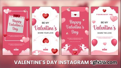 Videohive Valentines Day Greetings Instagram Story 56132549