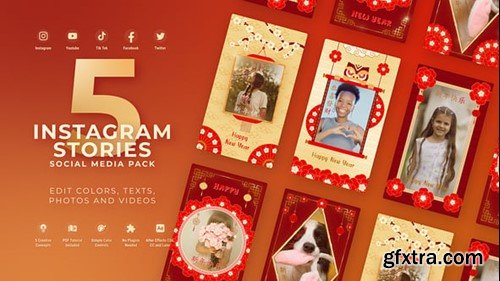 Videohive Chinese New Year Snake Stories 56145381