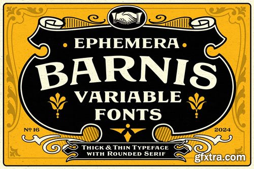 Myfonts - EFCO Barnis Font Family
