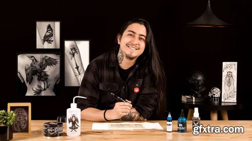 Domestika - Blackwork Tattoo Techniques with Fine Lines