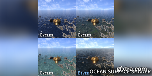 BlenderMarket - Real Water v2.0 - Waters Shader