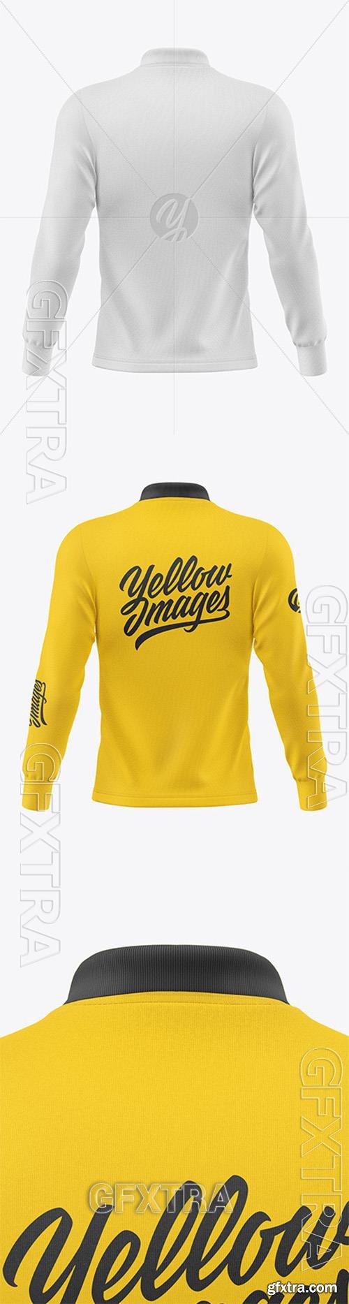 Polo Shirt Mockup - Back View 91300