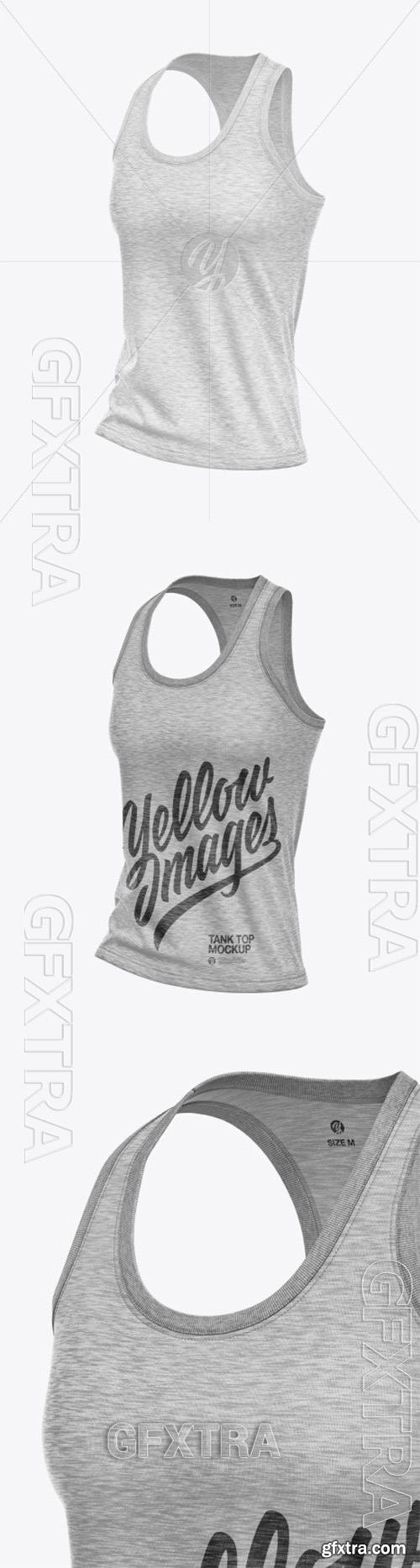 Melange Womens Tank Top Mockup 91276