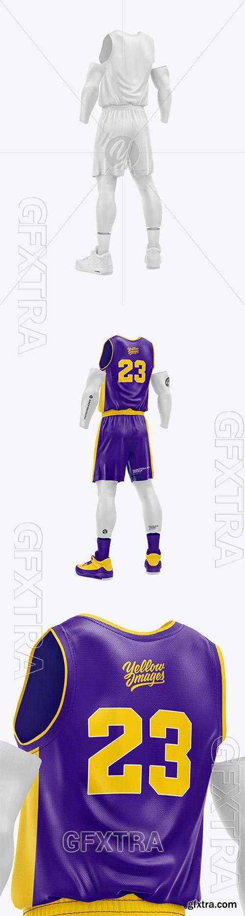 Basketball Kit Mockup Half Side View 91180 Basketball Kit Mockup Half Side View 91180