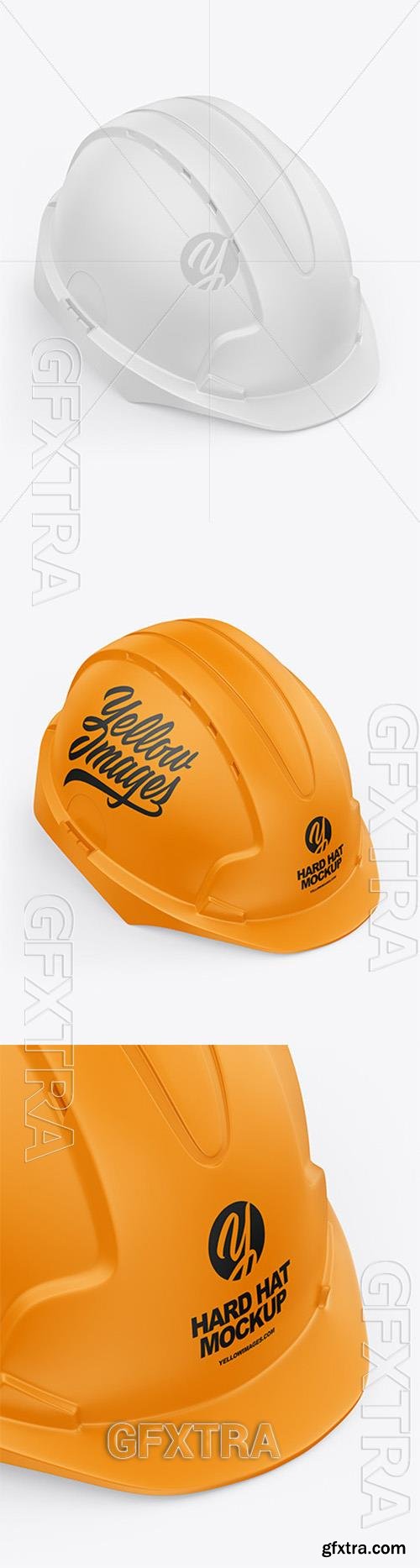 Matte Hard Hat Mockup 91672 Matte Hard Hat Mockup 91672