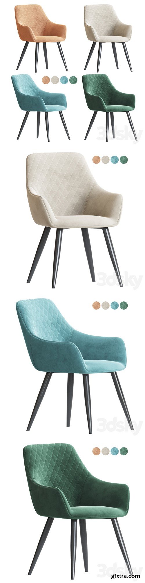 Designstoel4u Ravi dining chair