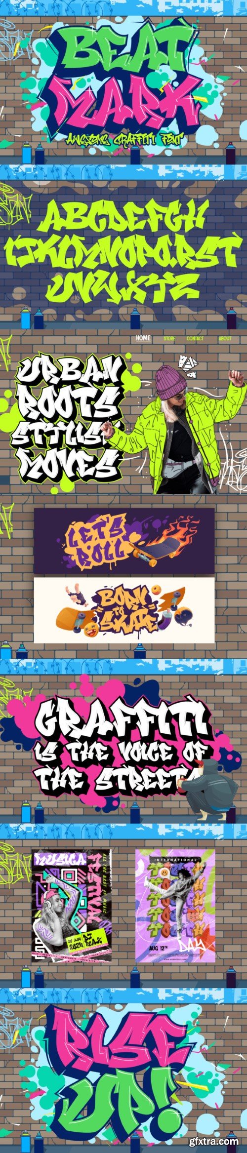 Beat Mark Font Beat Mark Font