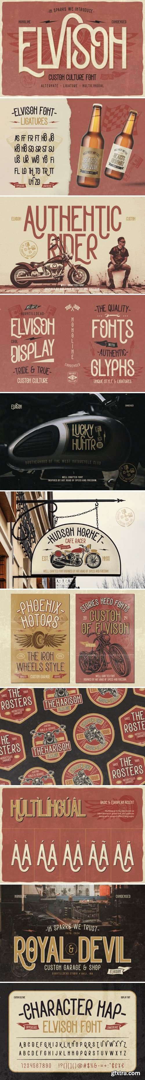 CM - Elvison Font 290875721