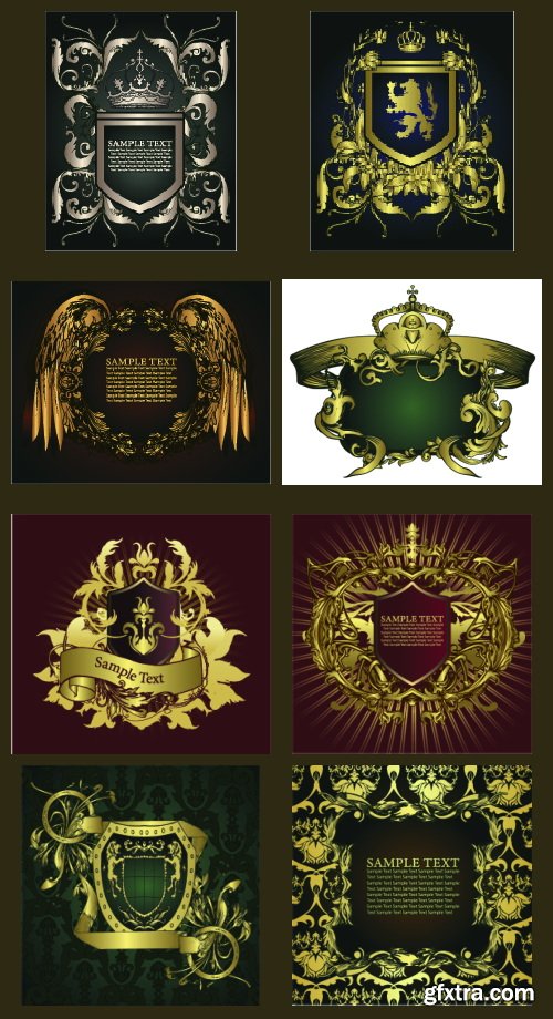 Decorative Vintage Frames 55xEPS Decorative Vintage Frames 55xEPS