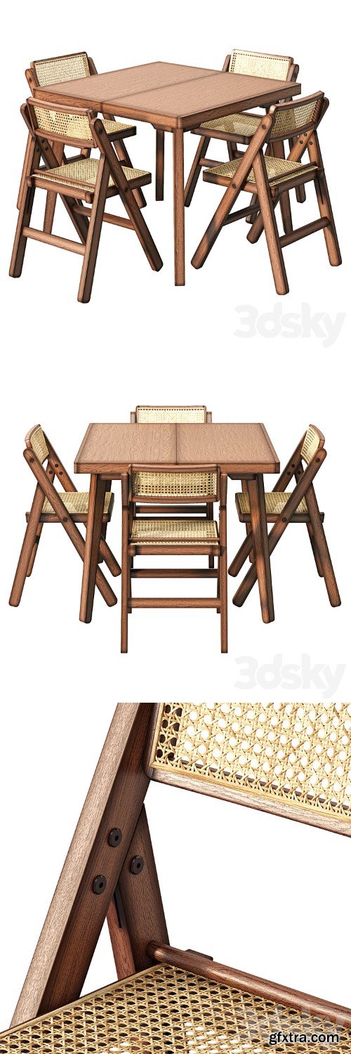 Table and chairs by H&M