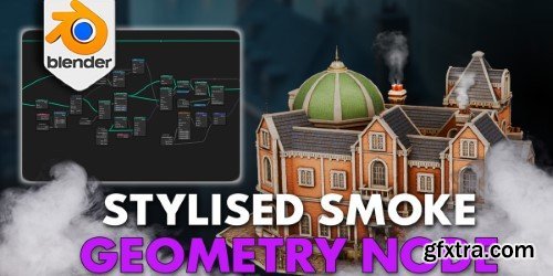 Blender Market – Blender 4 3DT Smoke Generator Geometry Node