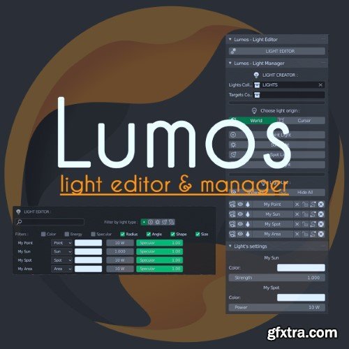 Blender Market – Lumos – Light Editor & Manager v3.0.2