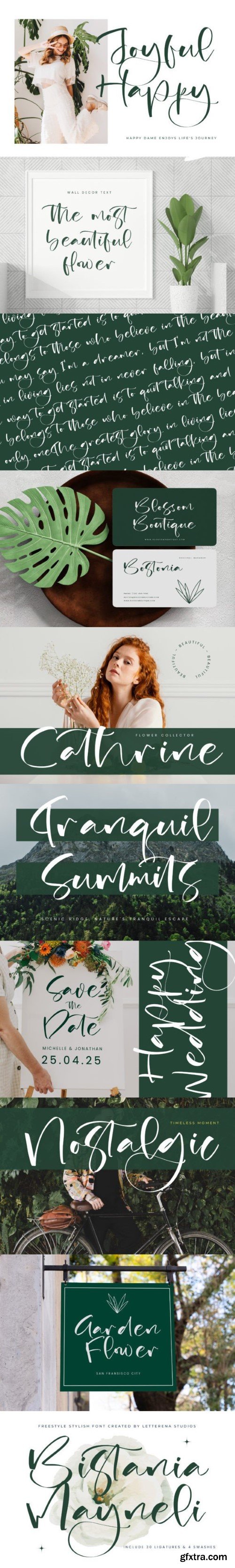 Bistania Mayneli Font