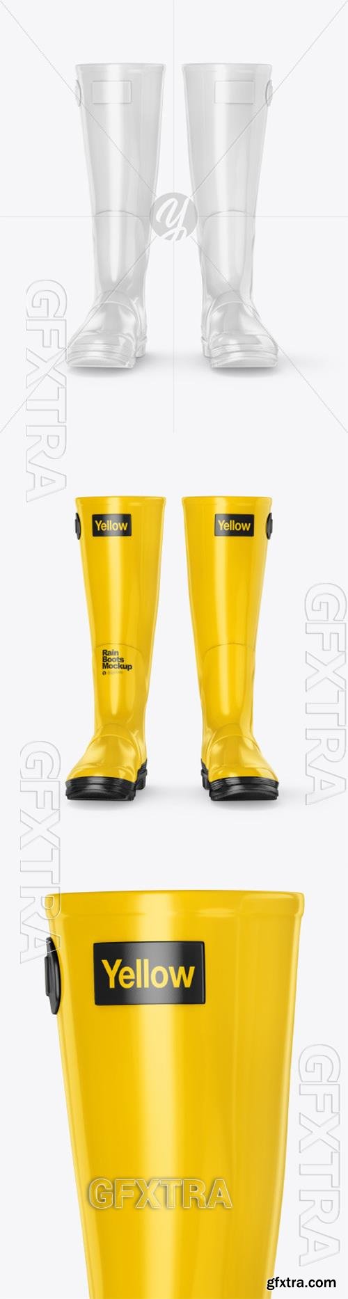 Glossy Rain Boots Mockup 89453 Glossy Rain Boots Mockup 89453