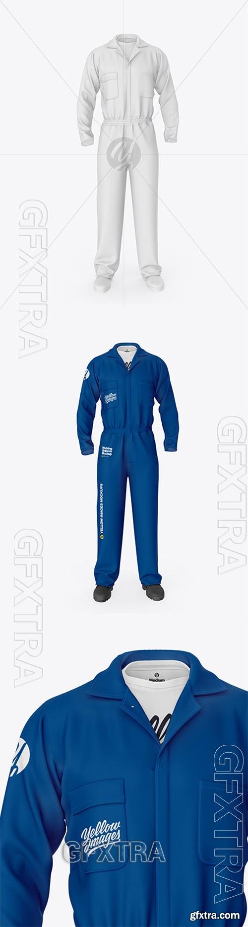 Worker Uniform (Coveralls) Front View 89390