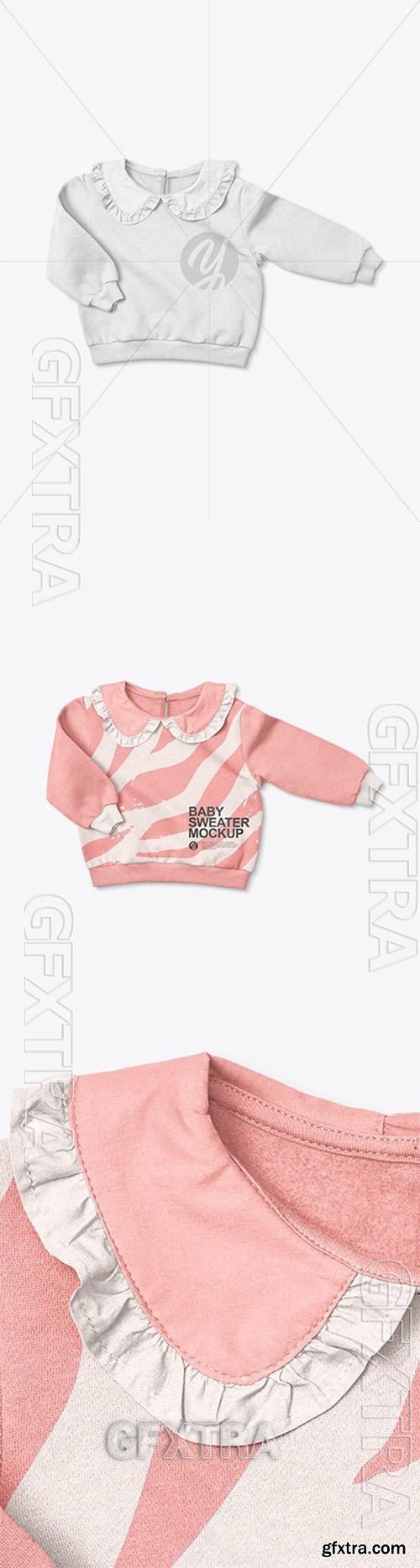 Baby Girl Ruffle Collar Jumper Mockup 90304 Baby Girl Ruffle Collar Jumper Mockup 90304