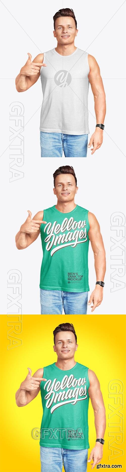 Mens Tank Top Mockup 90144
