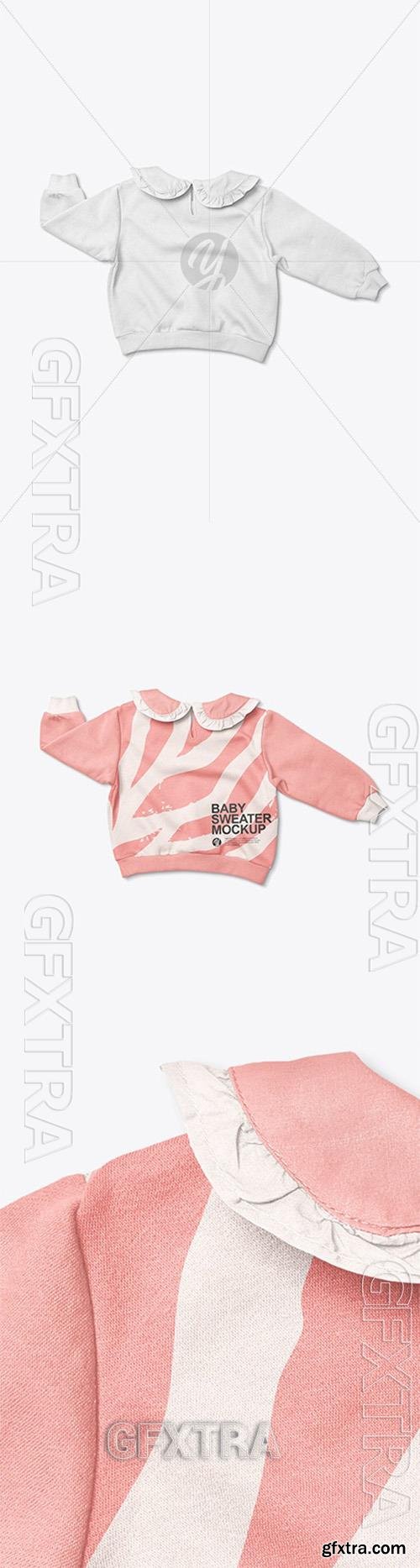 Baby Girl Ruffle Collar Jumper Mockup 90883 Baby Girl Ruffle Collar Jumper Mockup 90883