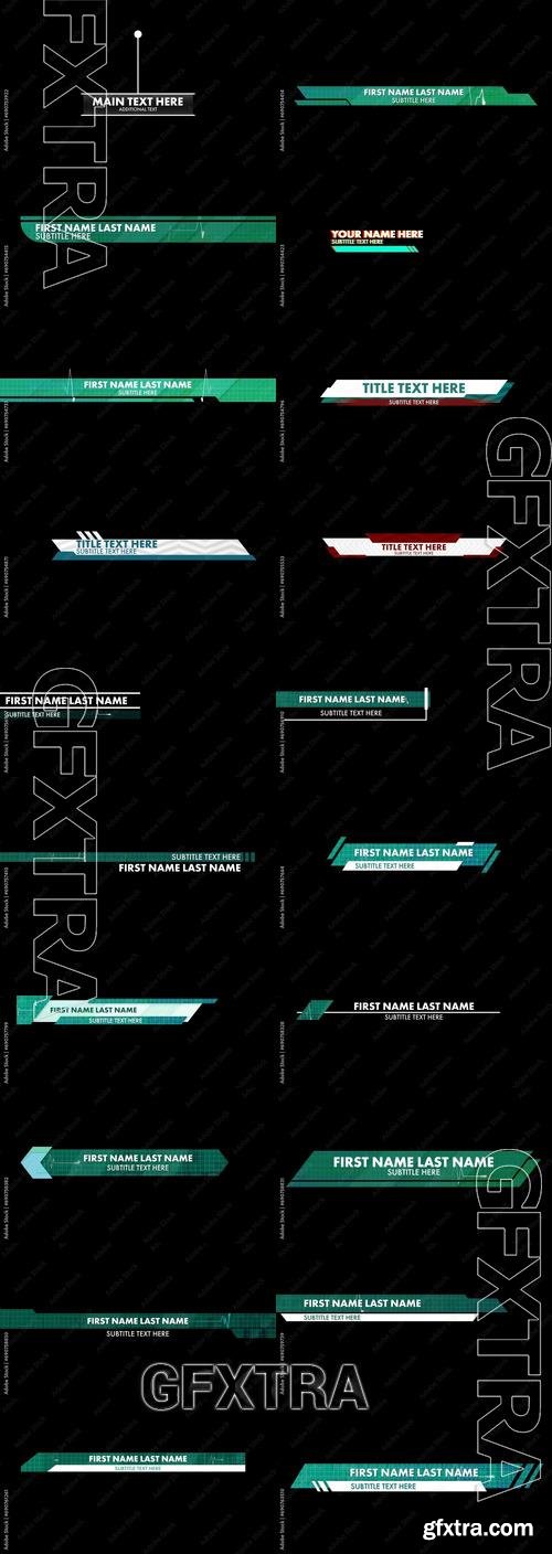 20 Video Effects and Elements for Premiere Pro by Adobestock Bundle 11