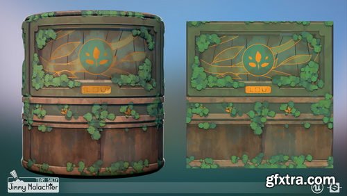 Artstation - Handpaint/Ghibli style Texture with Substance Designer 2020.1.2