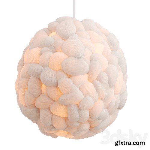 Popcorn and Cloud Lamp by Helen Loom