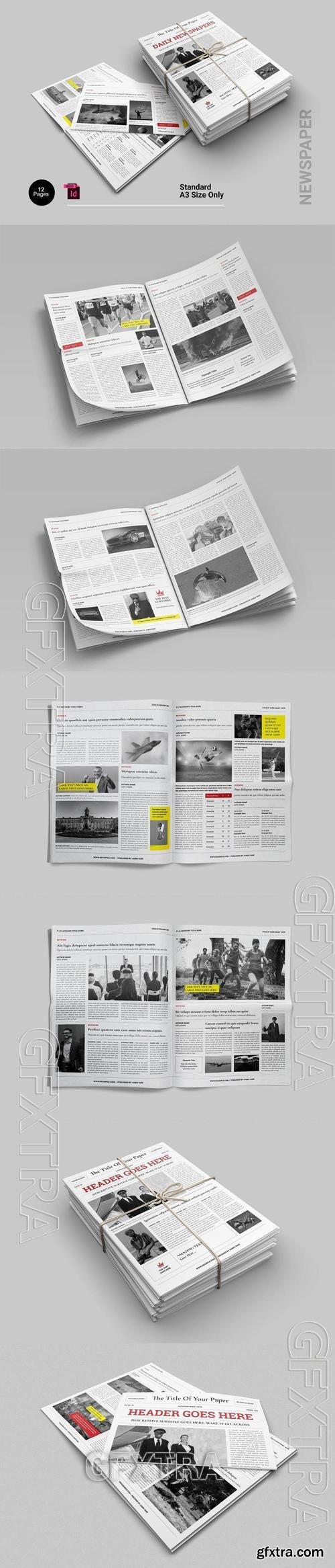 Old Style Newspaper Template DNYCYQP