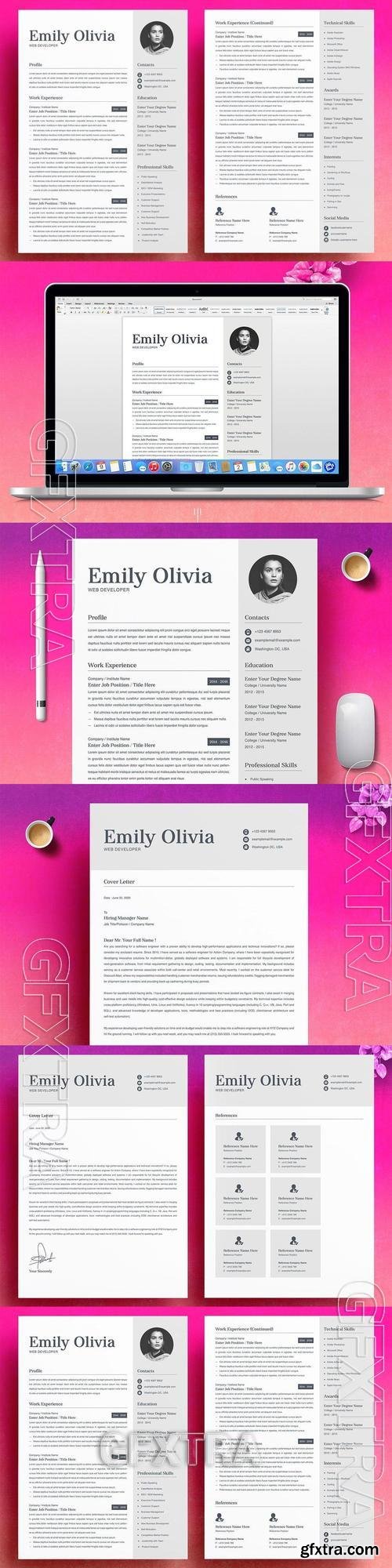 Modern Resume Template 483RSBT Modern Resume Template 483RSBT
