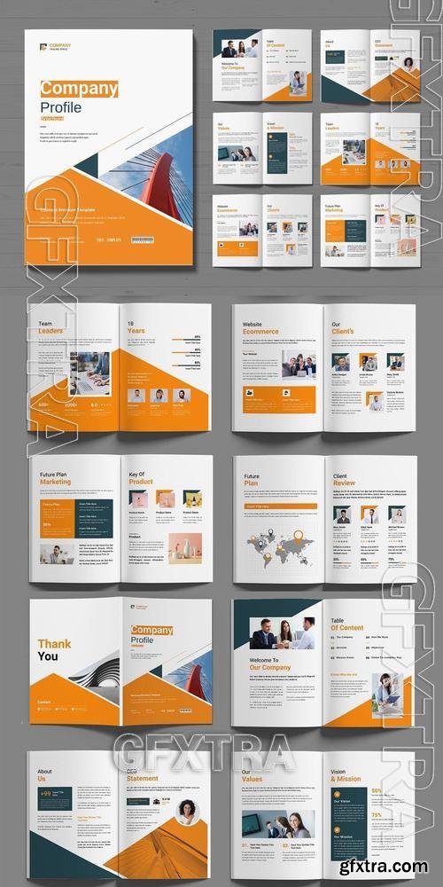 Minimal Company Profile Template F8LM5AC