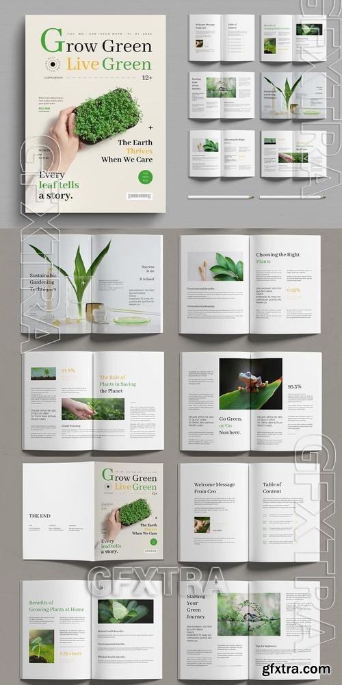 Lifestyle Magazine Template QH7Y2BC