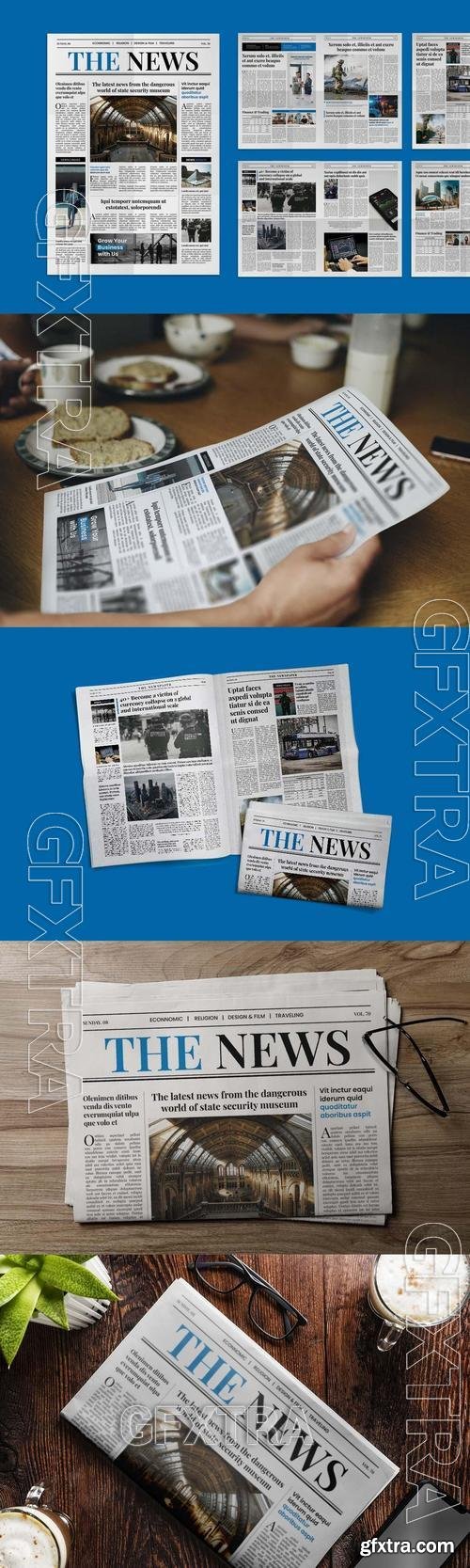 Classic Newspaper Template JNKX99F Classic Newspaper Template JNKX99F