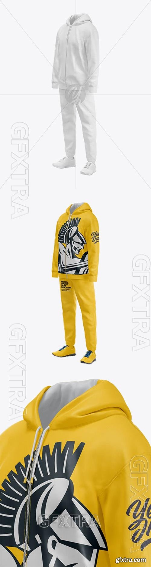 Mens Sport Suit Mockup вЂ“ Half Side View 75417