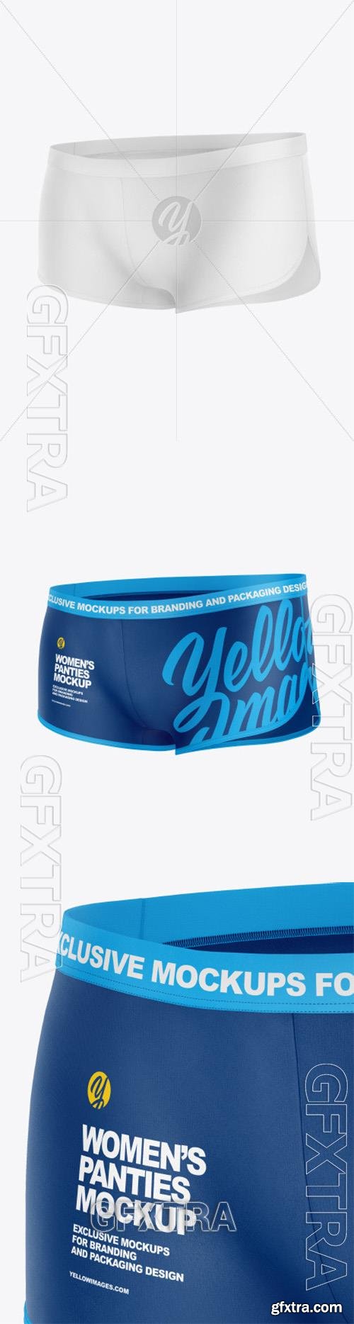 Womans Panties Mockup - Half Side View 87323