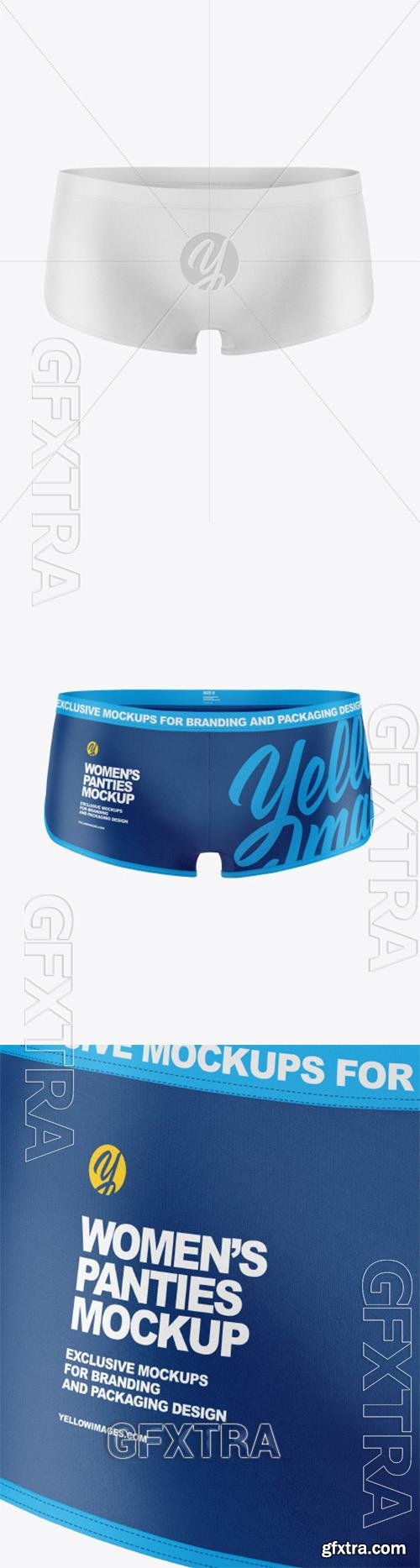 Womans Panties Mockup - Front View 87244 Womans Panties Mockup - Front View 87244