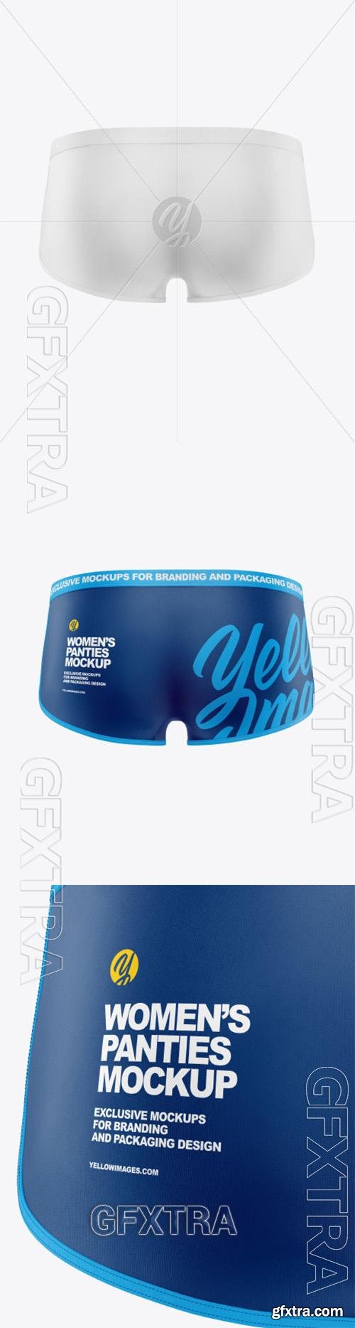 Womans Panties Mockup - Back View 87246 Womans Panties Mockup - Back View 87246