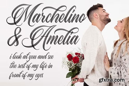 Romantic Juliette SVG Font