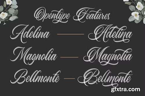 Romantic Juliette SVG Font