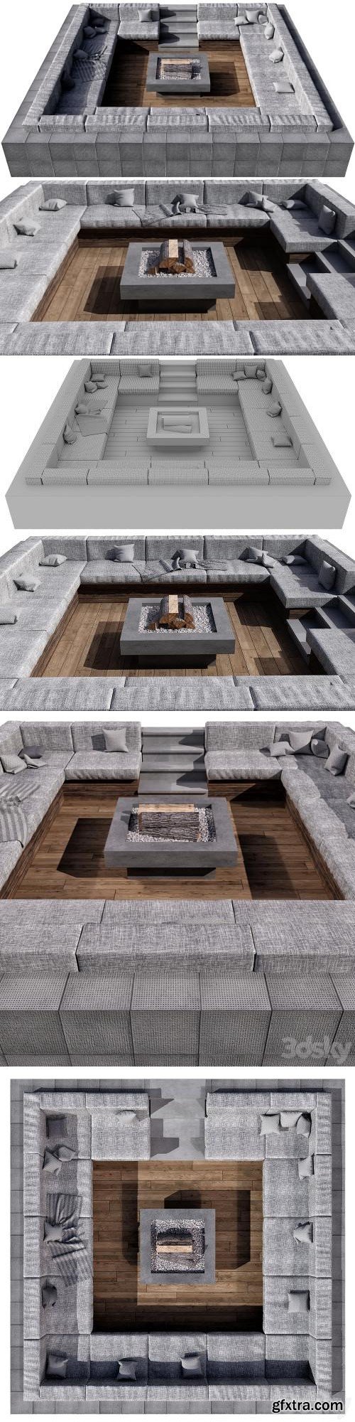 OUTDOOR SITTING AREA NO1