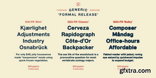 Generic Font Family