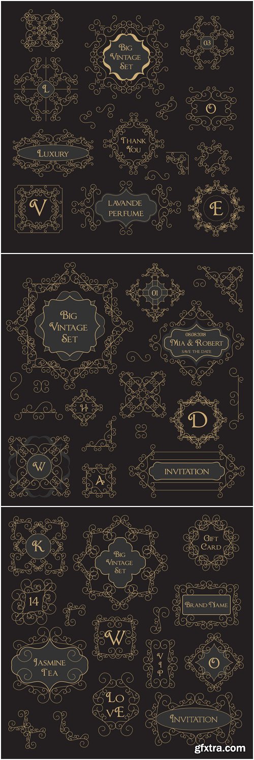 Design elements vector set 7