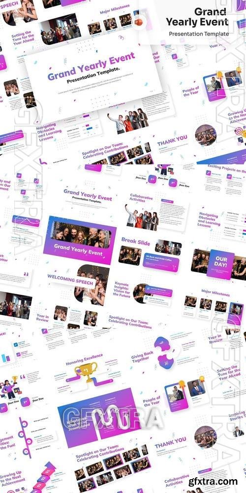 Grand Yearly Event PowerPoint 74XHZUF