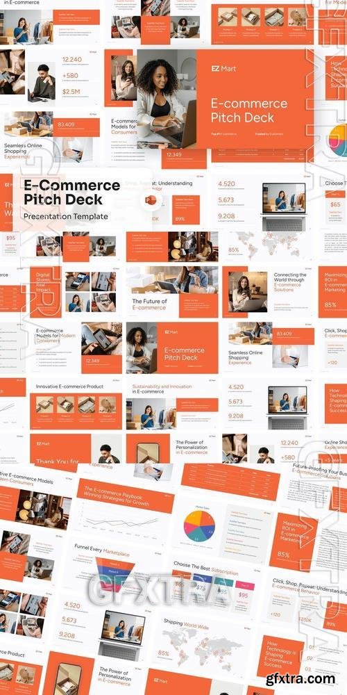 E-commerce Pitch Deck PowerPoint 7BHTMKZ