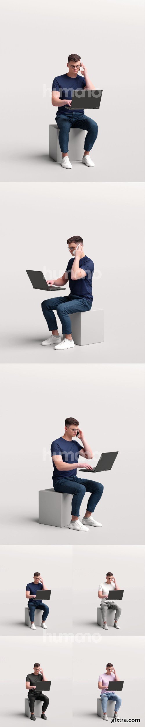 Humano - Posed 057-2878 Man