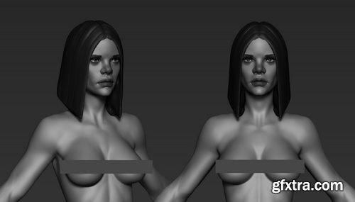 Artstation - Female Character Basemesh (Woman Body)