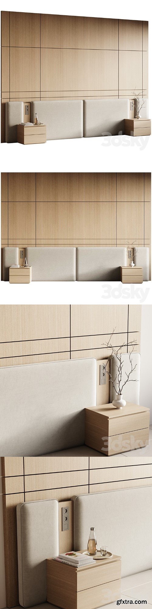 Headboard 3d Wall Panel 49