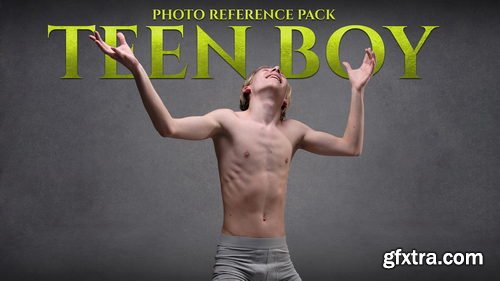 Artstation - A Teen Boy Photo reference pack for artists 781 JPEGs noAI