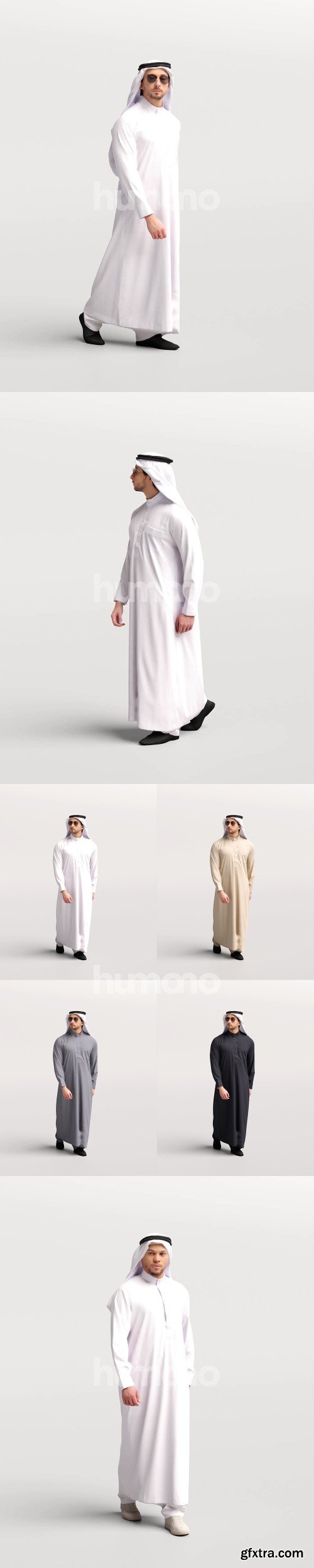 Humano - Posed 062-6702 Man Arab